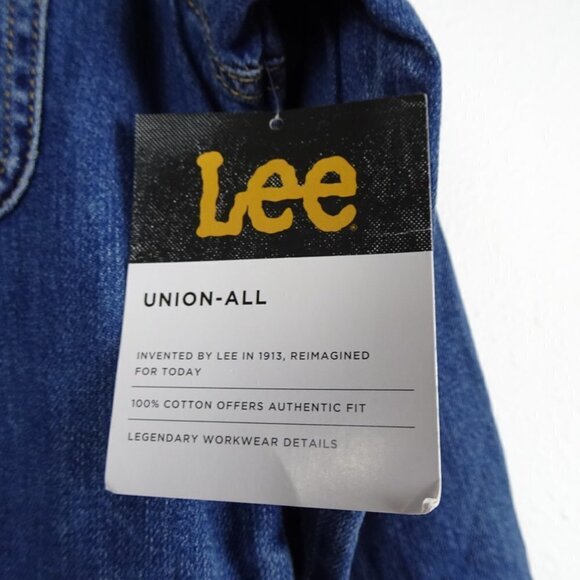 Lee Denim Jumpsuit Women's Size S Workwear Union Alls  Coveralls Blue Cotton - Picture 10 of 13